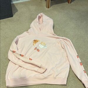Hollister Pink Cafe Hoodie